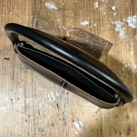 クロムエクセル ミニマルポコッシュ (Chromexcel/black/Horween)Lot#367 理英子様オーダー出品