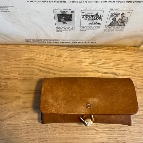 アコーディオン財布　プエブロレザー財布　ジャバラ財布／Lot#207