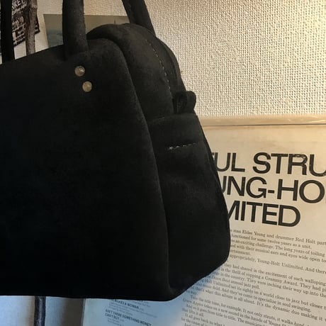 Shoulderbag (Black/suede/kudu)Lot#139 アベ様オーダー出品