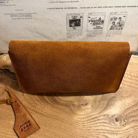 kudu革長財布　Long Wallet (autumn spice/suede/kudu)Lot#284