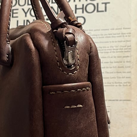 本革ハンドバッグ　プエブロレザーバッグ　Handbag(Castano/Pueblo)Lot#250