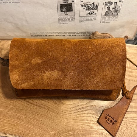 kudu革長財布　Long Wallet (autumn spice/suede/kudu)Lot#284