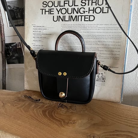 クロムエクセルレザー ポコッシュ Pocoche(Black/Chromexcel)Lot#326