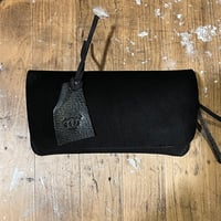 kudu革長財布 Long Wallet (black/suede/kudu)Lot#375