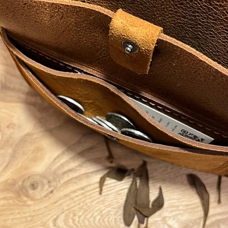 kudu革長財布　Long Wallet (autumn spice/suede/kudu)Lot#271