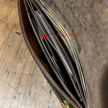 クロムエクセル長財布 Horweenスタンプ付き！(Chromexcel/black/Horween)Lot#373