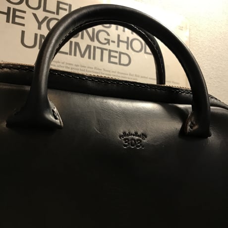 Shoulderbag 303. (Black/Chromexcel)Lot#114