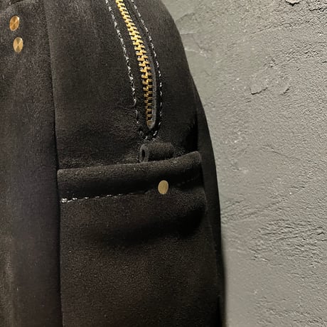 Hand/Shoulderbag(Black/suede/kudu)Lot#378 家島様オーダー出品