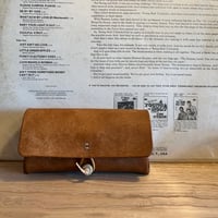 アコーディオン財布　プエブロレザー財布　ジャバラ財布／Lot#207