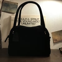 Shoulderbag (Black/suede/kudu)Lot#143