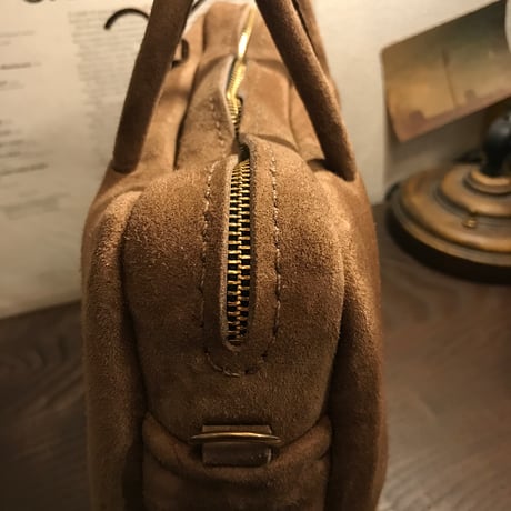 Handbag Square(kudu/stone/suede)#156/Oder
