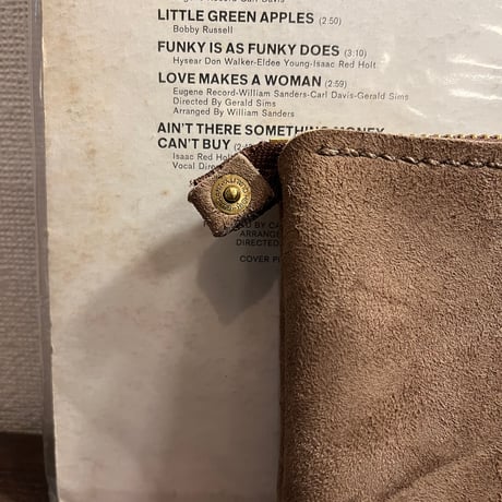 passbook case (stone/suede/kudu)Lot#193