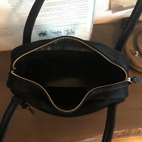 Shoulderbag (Black/suede/kudu)Lot#139 アベ様オーダー出品