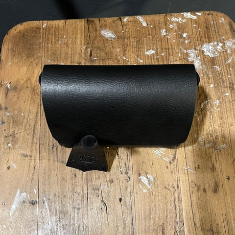 クラッチケースsmall(kudu/black)Lot#372 田中様オーダー出品