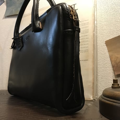 Handbag 303.(Black/Chromexcel)Lot#099