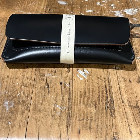 クロムエクセル長財布 Long Wallet(Chromexcel/black/Horween)Lot#384