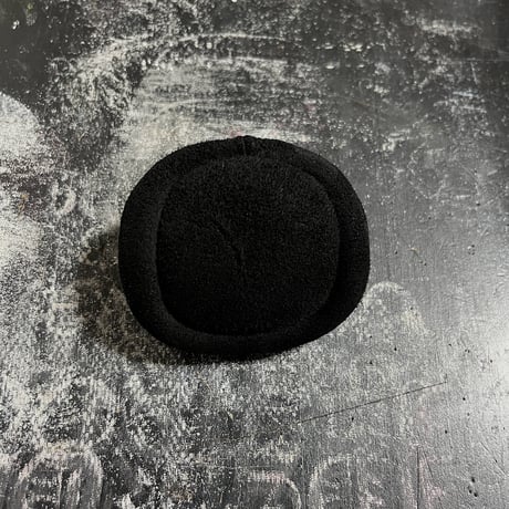 ムギュッとコインケース(black/suede/kudu)#06
