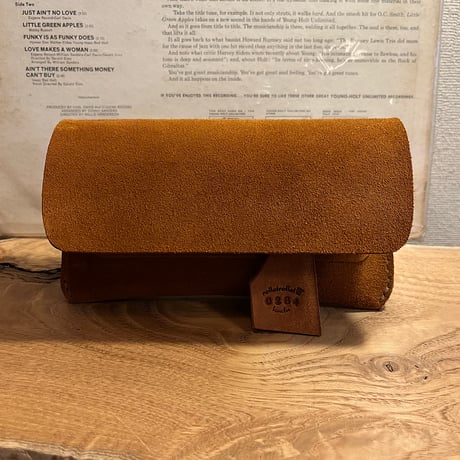 kudu革長財布　Long Wallet (autumn spice/suede/kudu)Lot#284
