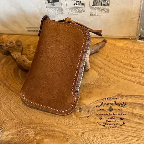 スマートキーケース(autumn spice/suede/kudu)Lot#307 小野様オーダー出品