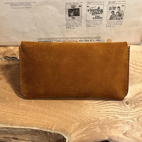 kudu革長財布　Long Wallet (autumn spice/suede/kudu)Lot#264