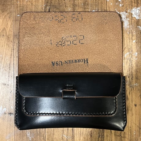 クロムエクセル長財布 Horweenスタンプ付き！(Chromexcel/black/Horween)Lot#319