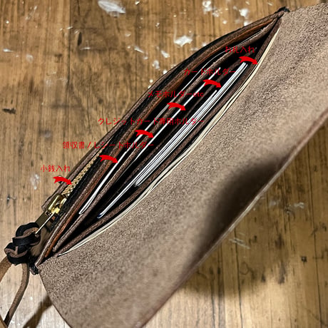 クロムエクセル長財布 Long Wallet(Chromexcel/black/Horween)Lot#384