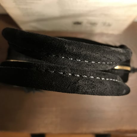 Shoulderbag 303. (Black/suede/kudu)Lot#138 サイトウ様オーダー出品