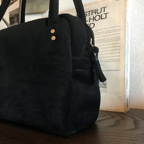 Shoulderbag (Black/suede/kudu)Lot#139 アベ様オーダー出品