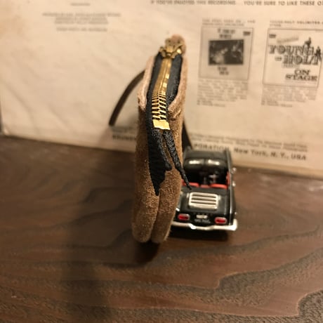 small pouch (kudu/suede/stone)#157