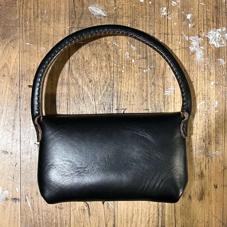 クロムエクセル ミニマルポコッシュ (Chromexcel/black/Horween)Lot#368
