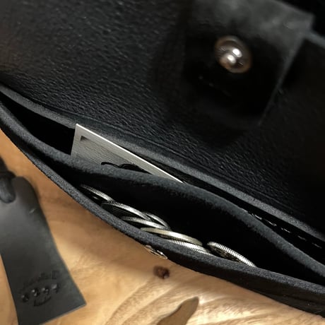 kudu革長財布　Long Wallet (black/suede/kudu)Lot#294