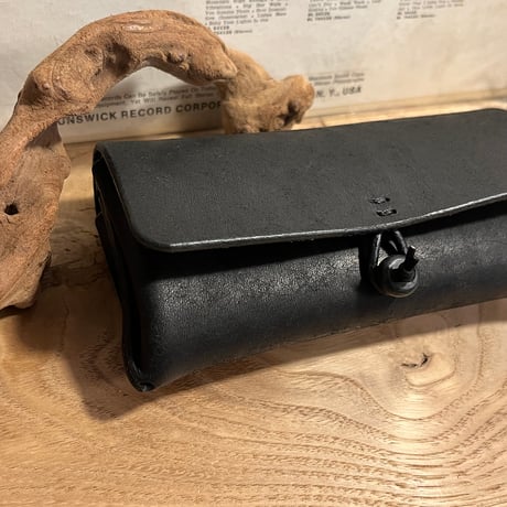 プエブロレザー財布　プエブロレザーコンパクト財布　プエブロレザーを使った財布／Lot#209