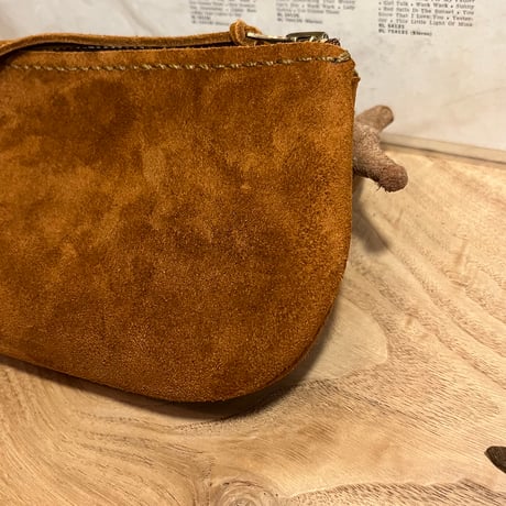 Landscape pouch (kudu/suede/Autumn spice)#228理英子様オーダー出品
