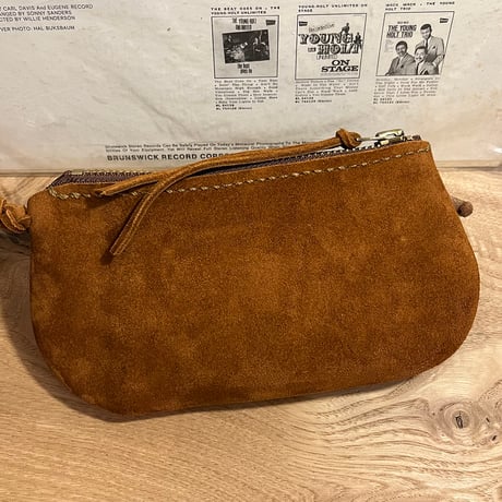 Landscape pouch (kudu/suede/Autumn spice)#228理英子様オーダー出品