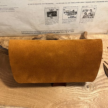 kudu革長財布　Long Wallet (autumn spice/suede/kudu)Lot#271