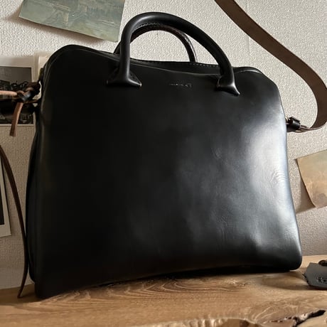 クロムエクセルレザーバッグ Shoulderbag / Handbag (Black/Chromexcel)Lot#322