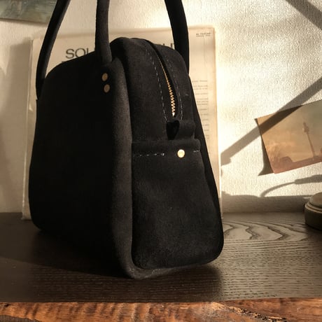 Shoulderbag (Black/suede/kudu)Lot#142 ハルカ様オーダー出品