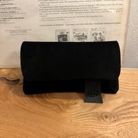 kudu革長財布　Long Wallet (black/suede/kudu)Lot#294