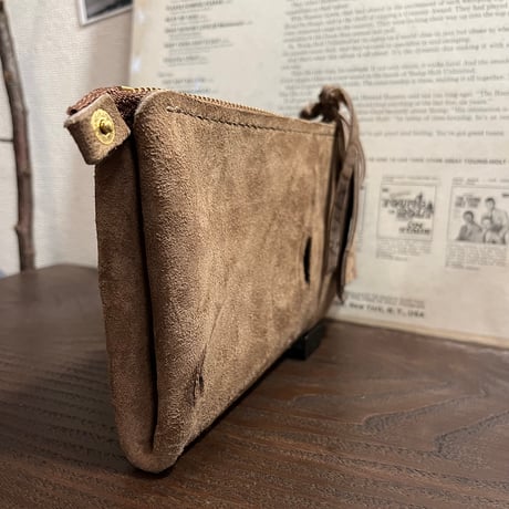 passbook case (stone/suede/kudu)Lot#193