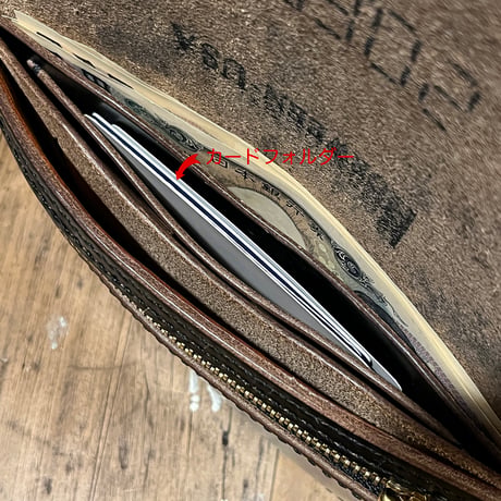 クロムエクセル長財布 Horweenスタンプ付き！(Chromexcel/black/Horween)Lot#373