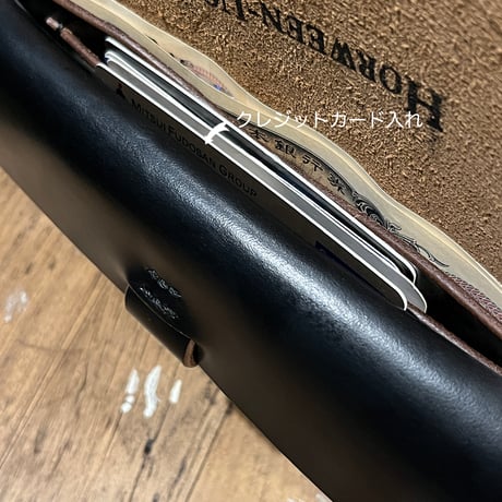 クロムエクセル長財布 Horweenスタンプ付き！(Chromexcel/black/Horween)Lot#319