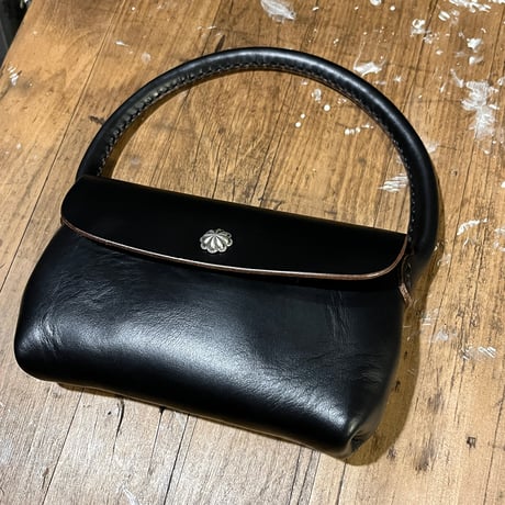 クロムエクセル ミニマルポコッシュ (Chromexcel/black/Horween)Lot#368