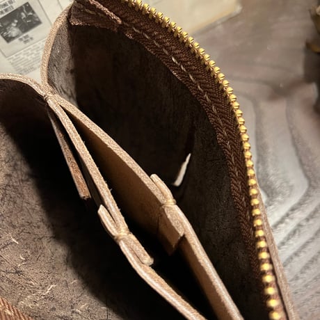 passbook case (stone/suede/kudu)Lot#193