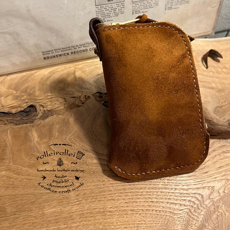 スマートキーケース(autumn spice/suede/kudu)Lot#281 理英子様オーダー出品