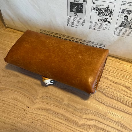 アコーディオン財布　プエブロレザー財布　ジャバラ財布／Lot#207