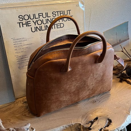 プエブロレザーバッグ　プエブロレザーハンドバッグ Handbag(Cognac/Pueblo)Lot#253