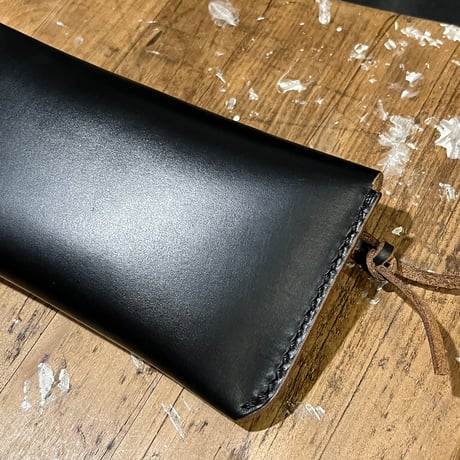 クロムエクセル長財布 Long Wallet(Chromexcel/black/Horween)Lot#370