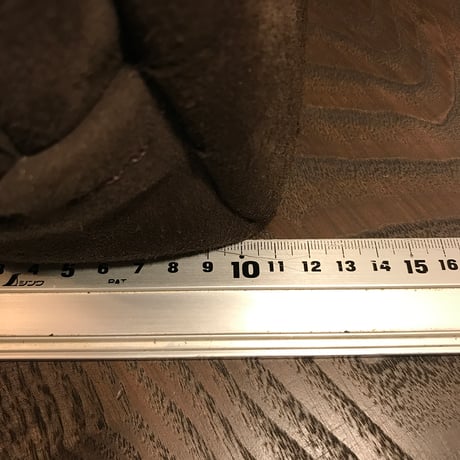 ラスト１点 kudu革スエードバッグ チョコレート色レザーバッグ Handbag  (bitter chocolate/suede/kudu)Lot#146