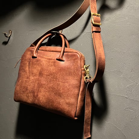プエブロレザーバッグ　Shoulderbag (Tabacco/Pueblo)Lot#281