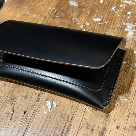 クロムエクセル長財布 Long Wallet(Chromexcel/black/Horween)Lot#370